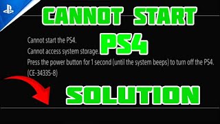 Cannot start the PS4  Cannot access system storage  Tamil [upl. by Primalia]