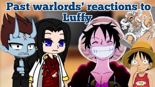 Past warlords reactions to Luffy 🇬🇧🇷🇺 [upl. by Atiuqad]