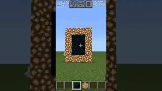 How to make glowstone portal in Minecraft shorts minecraft [upl. by Nosnev]