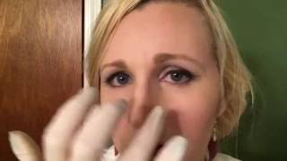 ASMR Medical Face Exam  Gloves Light Personal Attention [upl. by Neille890]