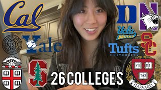 I APPLIED TO 26 COLLEGES and here’s what happened Ivies UCs CSUs Co 2028 [upl. by Marcela476]