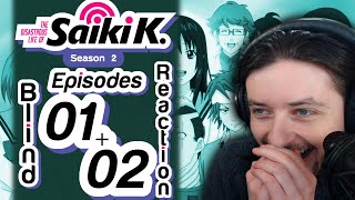 Teeaboo Reacts  Saiki Kusuo no Ψnan 2 Episodes 1  2  New Season Same Psychic [upl. by Quint]