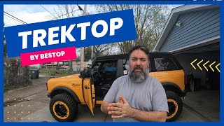 Installing The Bestop Trektop 2021 Ford Bronco [upl. by Sadnac]