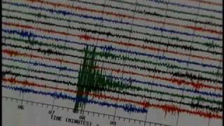 New Seismograph Shows Earthquake [upl. by Ilatan]