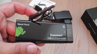 Tronsmart CX919 Quad Core Android TV stick unboxing [upl. by Bonn]