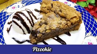 Pizookie Recipe in Urdu Hindi Giant Chocolate Chip Cookie Recipe in UrduChocolate Filled Pizookie [upl. by Ajram]