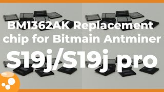 BM1362AK Replacement chip for Bitmain Antminer S19jS19j Pro  ASIC Mining Chip [upl. by Yellas]