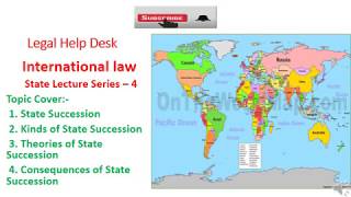 Succession of States State Succession Kinds of State Succssion Theories of State Succession [upl. by Notxap]