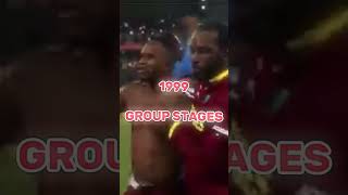 West Indies History in ODI World Cup shortsviral worldcupcricket [upl. by Airahs]