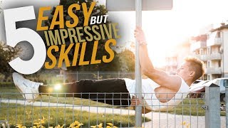 5 IMPRESSIVE calisthenics skills for ANYONE [upl. by Goldsmith]