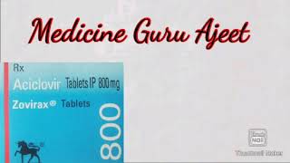 Zovirax 800 mg tablet uses in Hindiacyclovir 800 tablet uses in hindiherpikind tabletacyclovir t [upl. by Regina196]