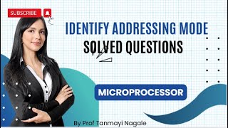 How to identify addressing mode in 8086 microprocessor  TRN CSE TUTORIAL [upl. by Lettig]