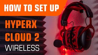 How to Setup HyperX Cloud 2 WIRELESS PC amp PS5 [upl. by Converse]