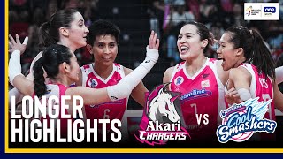 AKARI vs CREAMLINE  LONGER FINALS HIGHLIGHTS  2024 PVL REINFORCED CONFERENCE  SEPT 4 2024 [upl. by Nosak]