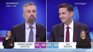 Debate 5 Fev Pedro Nuno Santos PS contra Rui Rocha IL  Eleições Legislativas 2024 [upl. by Goober]