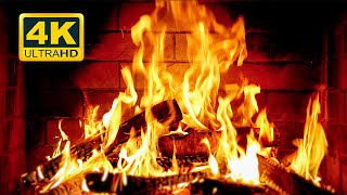 🔥 Cozy Fireplace 4K 12 HOURS Fireplace with Crackling Fire Sounds Crackling Fireplace 4K [upl. by Elora942]