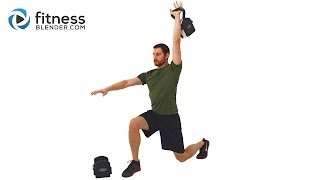 NonStop Endurance Kettlebell Workout  33 Minute Total Body Kettlebell Routine [upl. by Nivra]