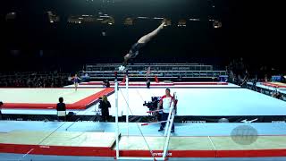 NEKRASOVA Marina AZE  2017 Artistic Worlds Montréal CAN  Qualifications Uneven Bars [upl. by Nenerb]