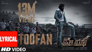 Toofan LyricalTelugu  KGF Chapter 2  RockingStar Yash  Prashanth NeelRavi BasrurHombale Films [upl. by Rochester]