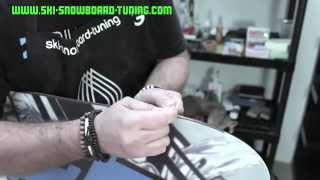 How To Repair Delaminated Snowboard  Ski Snowboard Tuning [upl. by Acinet452]