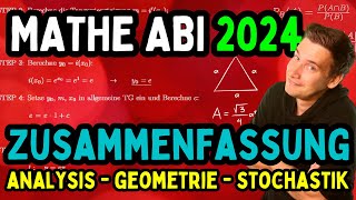 Dieses Video rettet Dein Mathe Abi ANALYSIS  GEOMETRIE  STOCHASTIK alle Aufgabentypen [upl. by Eido]