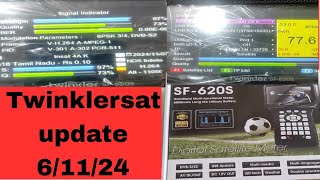 Twinklersat SF620s New Update dishtips satfinder [upl. by Lyndy]