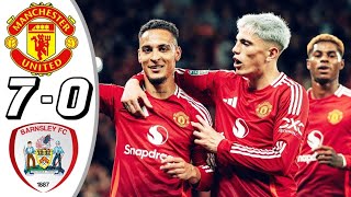 Manchester United Vs Barnsley Highlights [upl. by Aremahs]