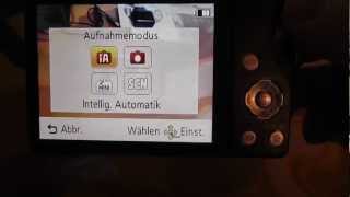 Panasonic Lumix DMC FS 45 Test Handson Review german [upl. by Zetnwahs]