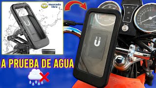 EL MEJOR SOPORTE IMPERMEABLE🌧️🚫 para tu moto como instalarlo [upl. by Esinek]