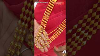 1gm pure gold necklace Shop Redhills Revathi Stores Chennai [upl. by Anitsirhk]