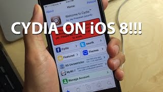 HOW TO Install Cydia on iOS 8 [upl. by Loftis]