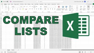 How to compare two lists to find missing values in excel [upl. by Leonardo785]