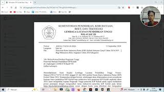 SURAT TERBARU PENCAIRAN KIP KULIAH UNTUK MAHASISWA BARU 2024 [upl. by Schram]