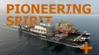 Pioneering Spirit first heavy lift HD [upl. by Singhal777]