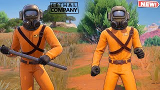 Fortnite LETHAL COMPANY Skin GAMEPLAY  Company Jig Emote [upl. by Searby]