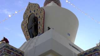 Painting the stupa [upl. by Modestine]