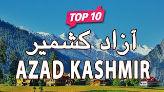 Top 10 Places to Visit in Azad Kashmir  Pakistan  UrduHindi [upl. by Inwat]