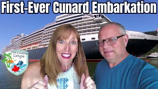 First Cunard Cruise on Queen Elizabeth  Day 1 Vlog Embarkation [upl. by Idna]