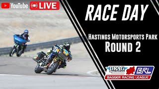 2024 Bagger Racing League Round 2  Motorsport Park Hastings  Full Live Broadcast [upl. by Sumerlin]