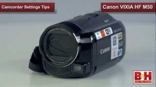 Camcorder Settings Tips [upl. by Rexana894]