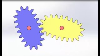 CONSTRUCTING ELLIPTICAL GEARS [upl. by Nosilla]