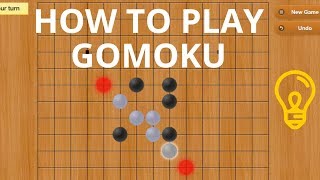 How to Play Gomoku Game [upl. by Eimat]