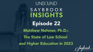 Dr Matthew Nehmer on the State of Law School and Higher Education in 2023 [upl. by Allekim]