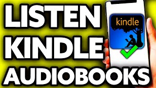 How To Listen to Audiobooks on Kindle App EASY [upl. by Ahsikit986]