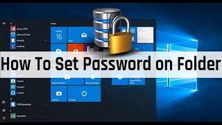 How To Lock a Folder in Windows 10 UrduHindi [upl. by Emse]