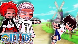 🌊 Foosha Village React to Luffy  One piece Anime  Gacha React 🌊 [upl. by Ayekin]