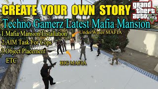 Install Techno Gamerz Latest GTA 5 Mafia MANSION  CREATE YOUR OWN MISSION  UNDERWATER MAFIA [upl. by Vernita965]