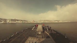 USS BENFOLD Northern Patrol Winter 2016 [upl. by Elynad72]