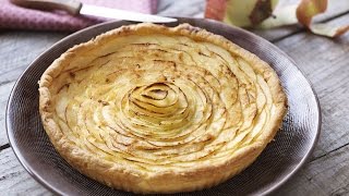 🥧 Tarta de manzana en flor  Recetas Buitoni [upl. by Anuahc905]