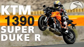 KTM 1390 Super Duke R 2024 REVIEW  First Ride on Track [upl. by Jennie12]